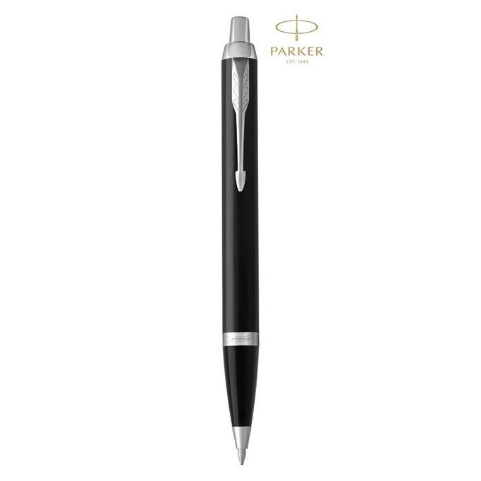 

Parker Im Black Chrome Retractable Ballpoint With Chrome Trim - "Ori