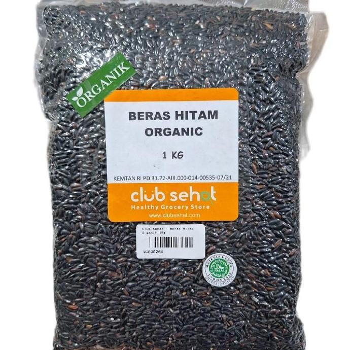 

Baru Beras Hitam Organik Club Sehat 1Kg - Kaya Antioksidan & Serat Untuk Kesehatan Tubuh - Rice