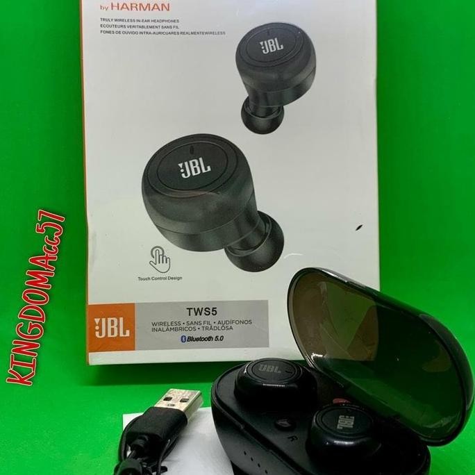 Original JBL Headset EarEarphone Bluetooth TWS 5 Wireless SOUND By Harman