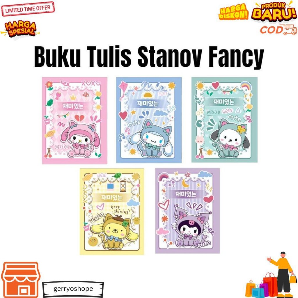 

Buku Tulis Stanov Isi 50 Lembar (10Pc) D Gratis Ongkir