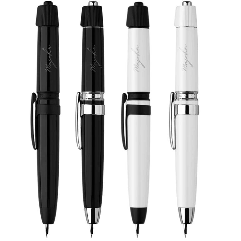 

Majohn A3 Press Rotate Resin Fountain Pen Retractable Extra Fine Nib 0.4Mm Ink Writing Pen School Office Stationery Supplies