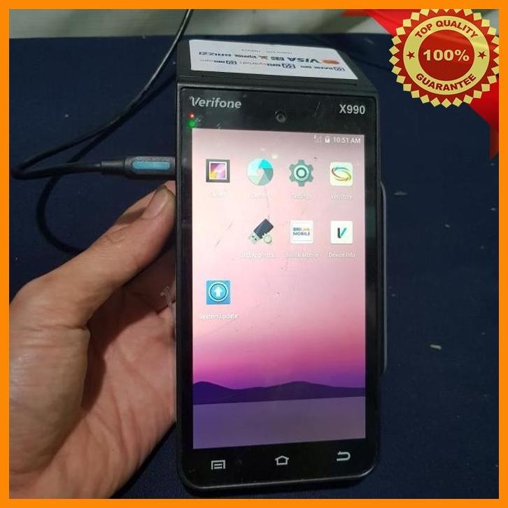 [JON] MESIN KASIR ANDROID EDC APOS VERIFONE X990 TIPE C APA ADANYA