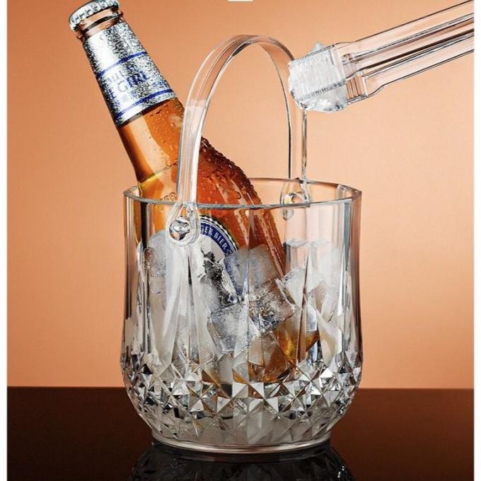 [MS] Wadah Es Batu Akrilik Tempat Es Batu Crystal Ice Bucket