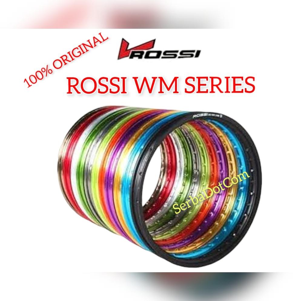 VELG ROSSI ROSSY WM 120 140 160 185 215 250 RING 17 BLACK SILVER BLUE RED GOLD PURPLE UNGU DOF DOFF 
