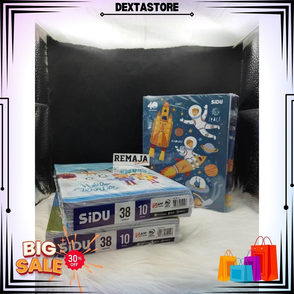 

Buku Tulis Sidu 38 Per Pack Isi 10 Buku (Bonus Stiker Nama) D Gratis Ongkir
