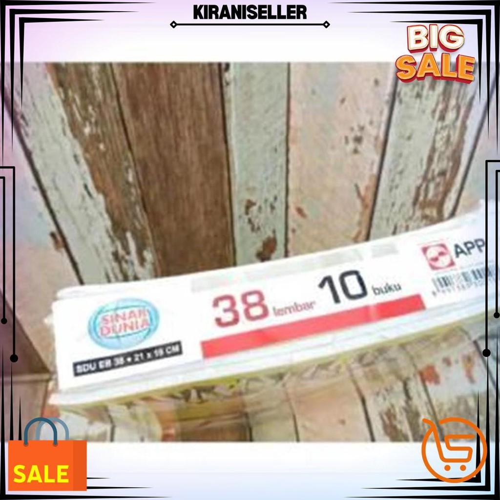 

Buku Tulis Sidu 38 (10Pcs) Sin Ar Dunia D Terlaris