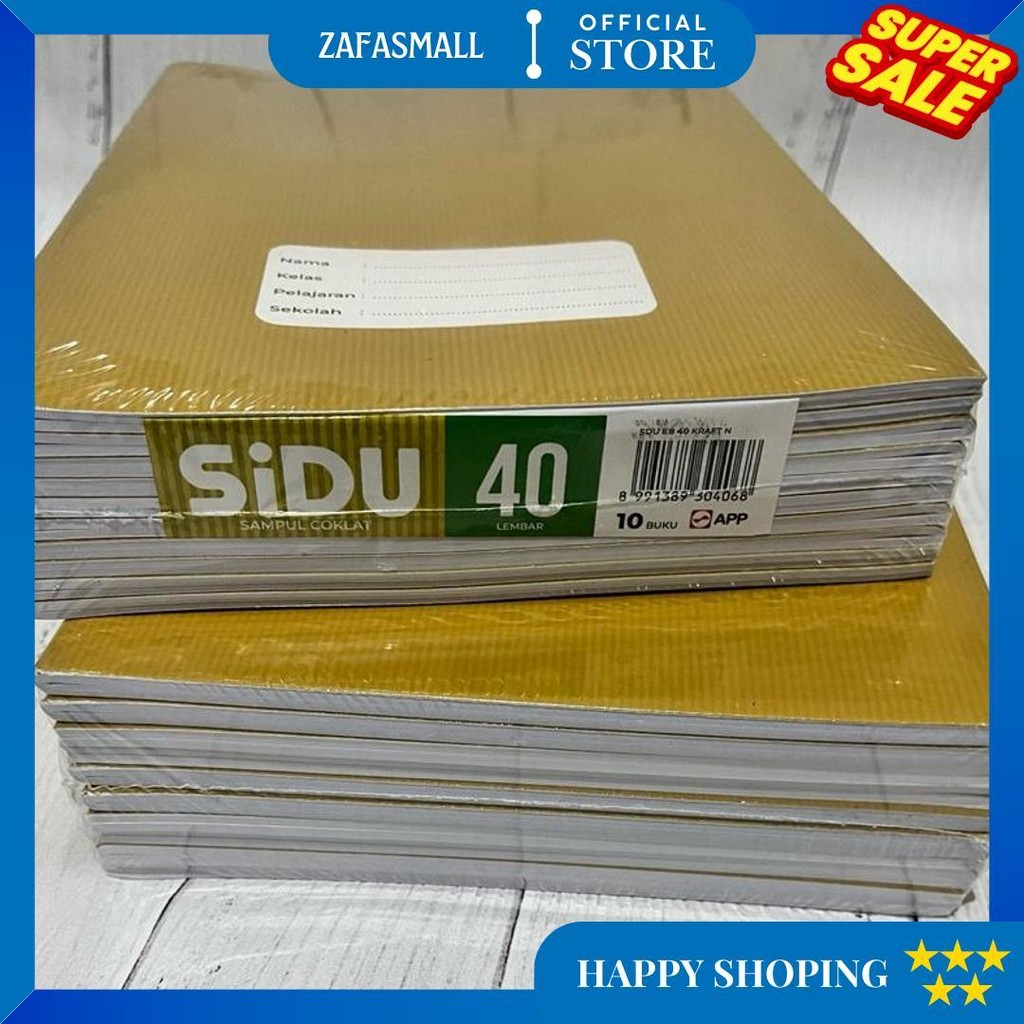 

Buku Tulis Sidu/Sinar Dunia Da40 Craft D Promo 4.4