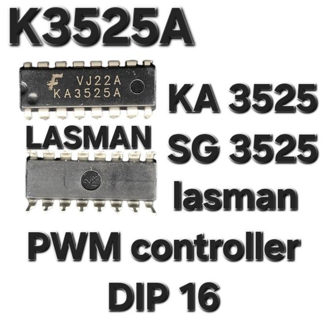 Diskon ( KA 3525 ) ORIGINAL KA3525A SG KA HA 3525 KA3525 SG3525 SG3525A 3525A IC CONTROLLER PWM DIP 