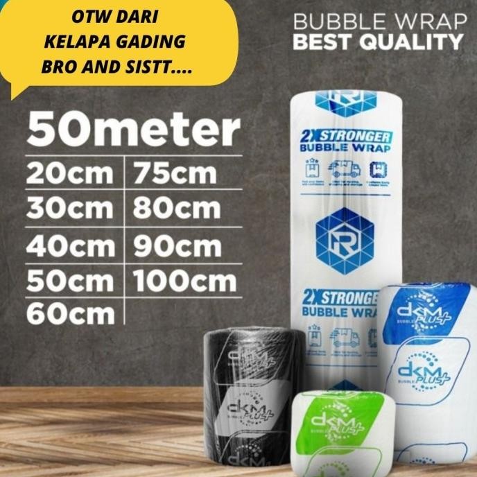 

tersedia bubble wrap hitam buble wrap bening dkm plus potongan