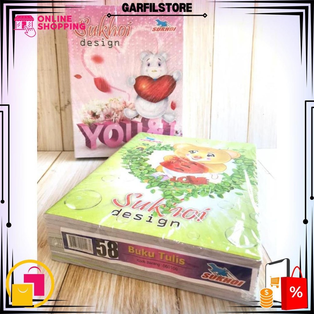 

[Davis]Buku Sukhoi 58 (Isi 10 Pcs) D Promo Puncak