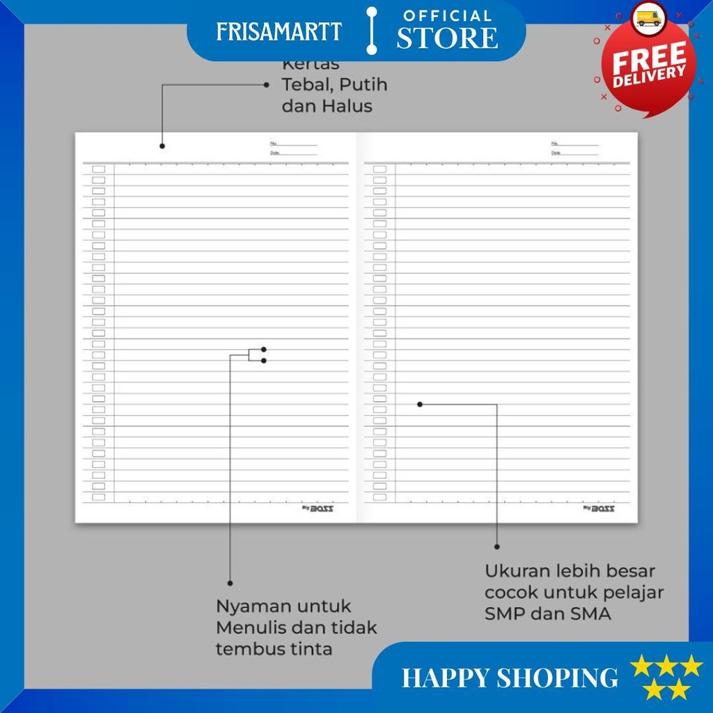 

Buku Tulis Big Boss 36 Campus - Bbo Eb 36 Cam D Gratis Ongkir