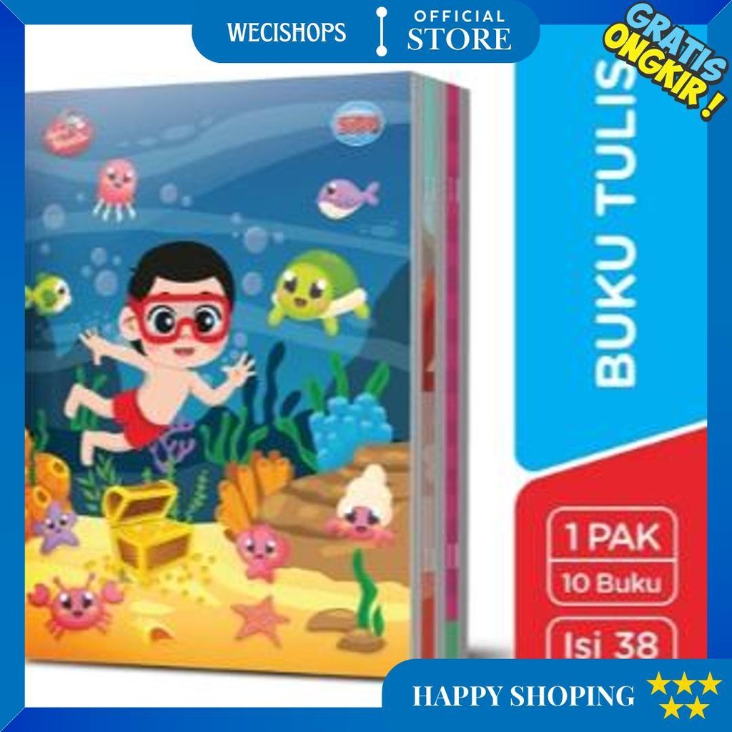 

[1 Pack = 10 Buku] Buku Sidu Isi 38 Lembar / Sidu 38 D Sale