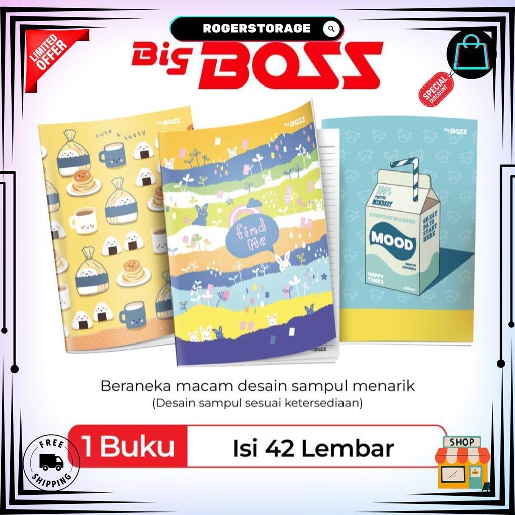 

Bigboss Buku Tulis 42 Lembar - Bbo Eb 42 D Promo Puncak