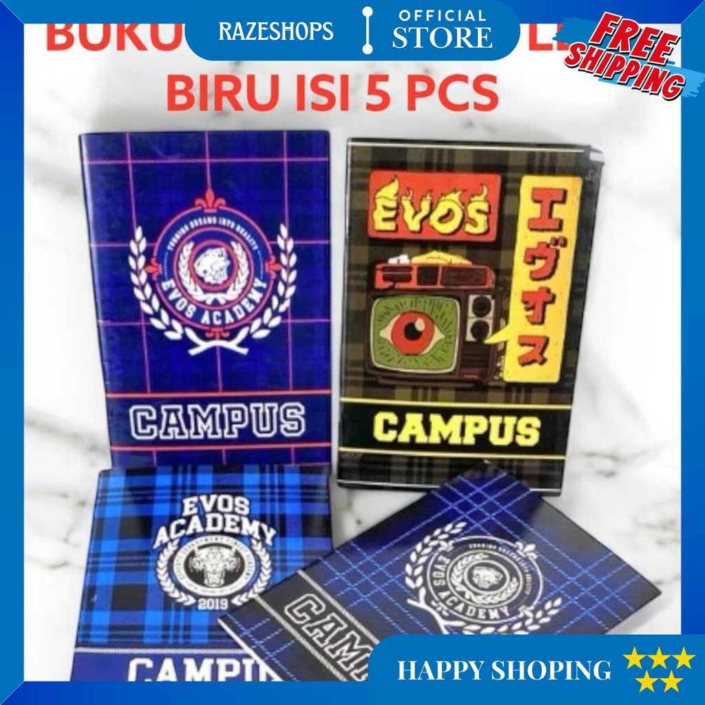 

Buku Tulis Campus Panjang Ekonomis Biru 42 Lembar Isi 5 Buku Boxy D Promo Puncak