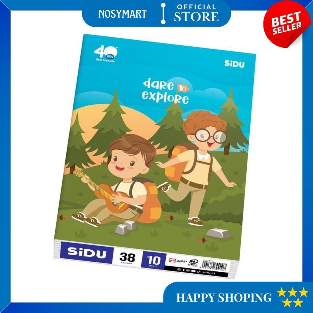 

Buku Tulis Sidu Sinar Dunia 38 Lembar 1 Pak Isi 10 - Buku Sekolah Skola D Gratis Ongkir