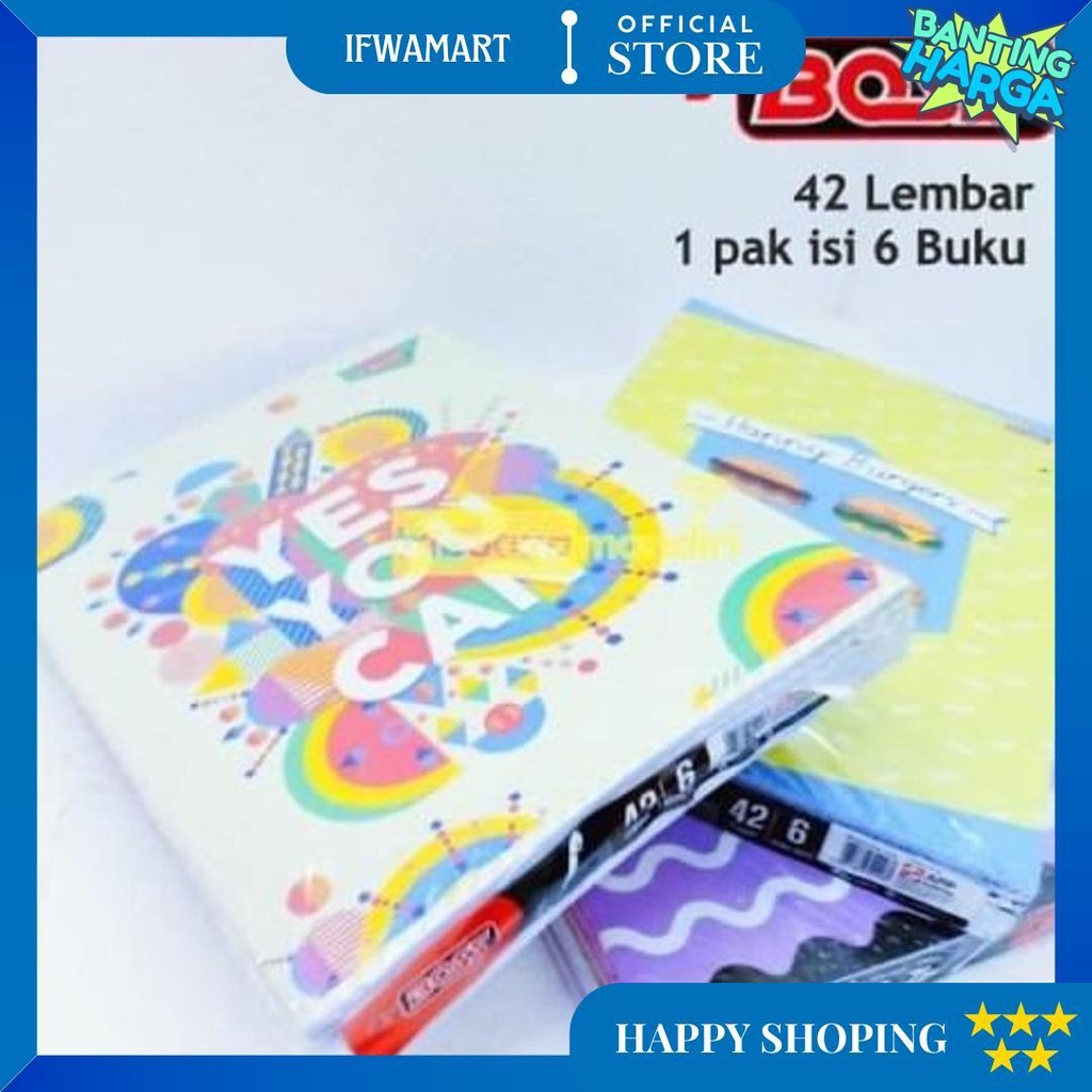 

Buku Tulis Big Boss 42 Lembar - 1 Pak / 6 Buku Tulis D Sale
