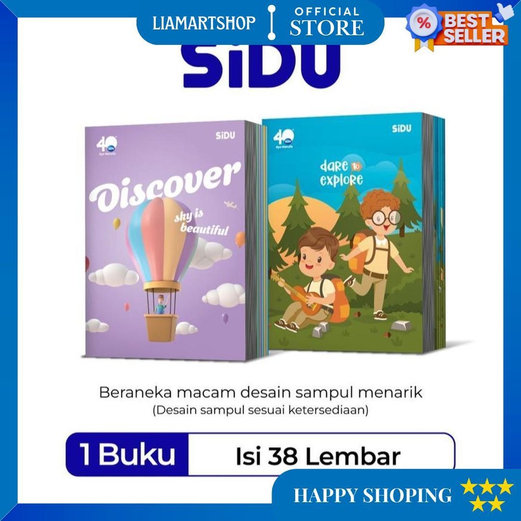

Buku Tulis Sidu Sinar Dunia 38 Lembar 1 Pak Isi 10 - Buku Sekolah Skola D Promo 4.4