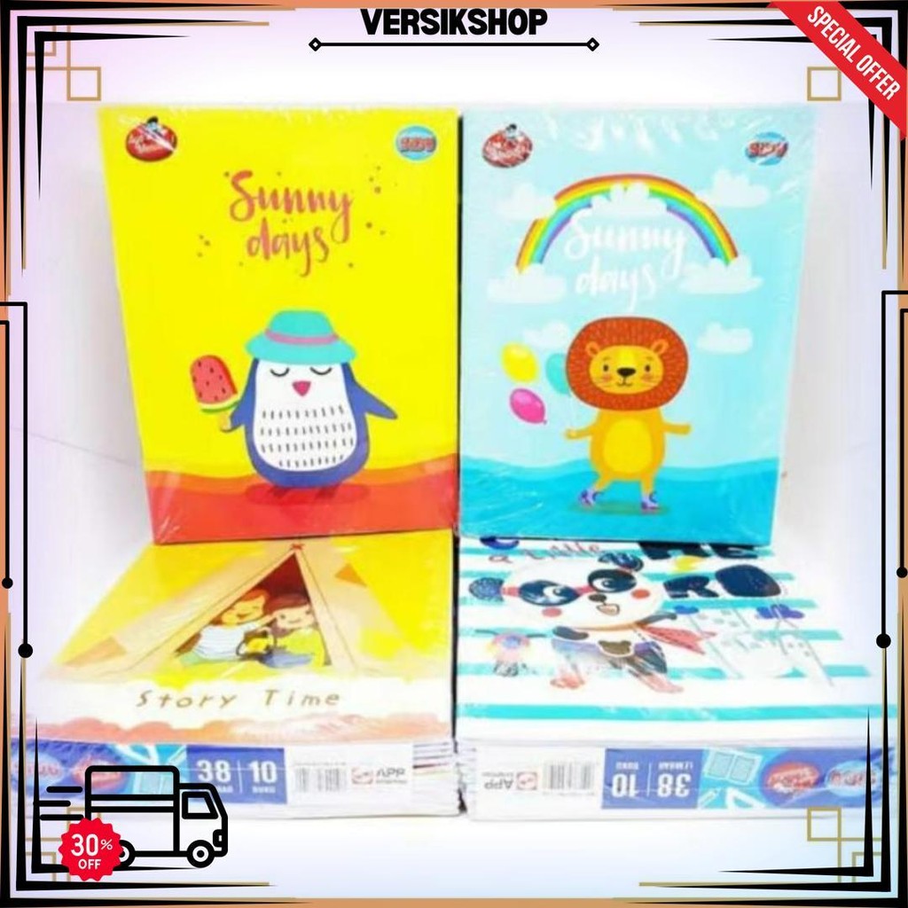 

Sinar Dunia Buku Tulis Isi 38 Lembar (1 Pack Isi 10 Pcs) D Promo Puncak