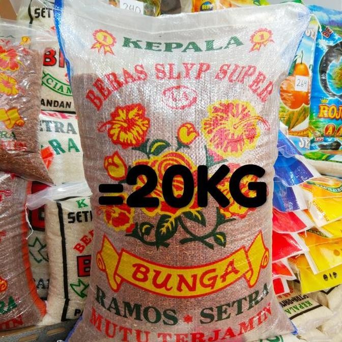 

tersedia beras merah pecah kulit cap bunga 20kg