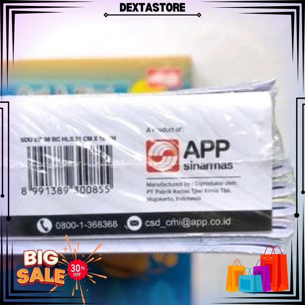 

Tbmo Buku Tulis Skola By Sidu 38 Lembar (Pak) / Buku Tulis Skola 38 Lembar Pack Isi 10Pcs / Buku Tulis Skola Isi 38 D Promo Puncak