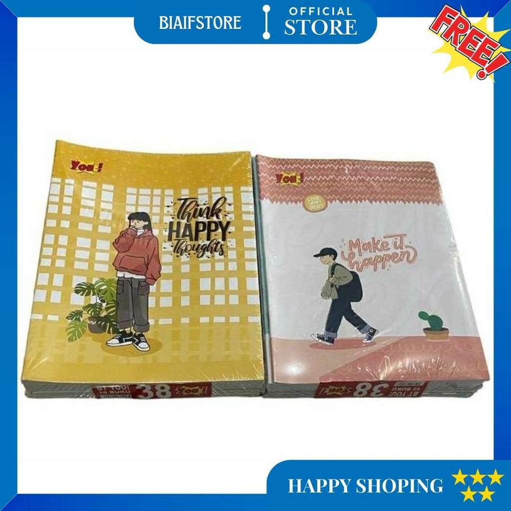 

Buku Tulis 38 Lembar || Buku Tulis 38 You By Kiky D Terlaris