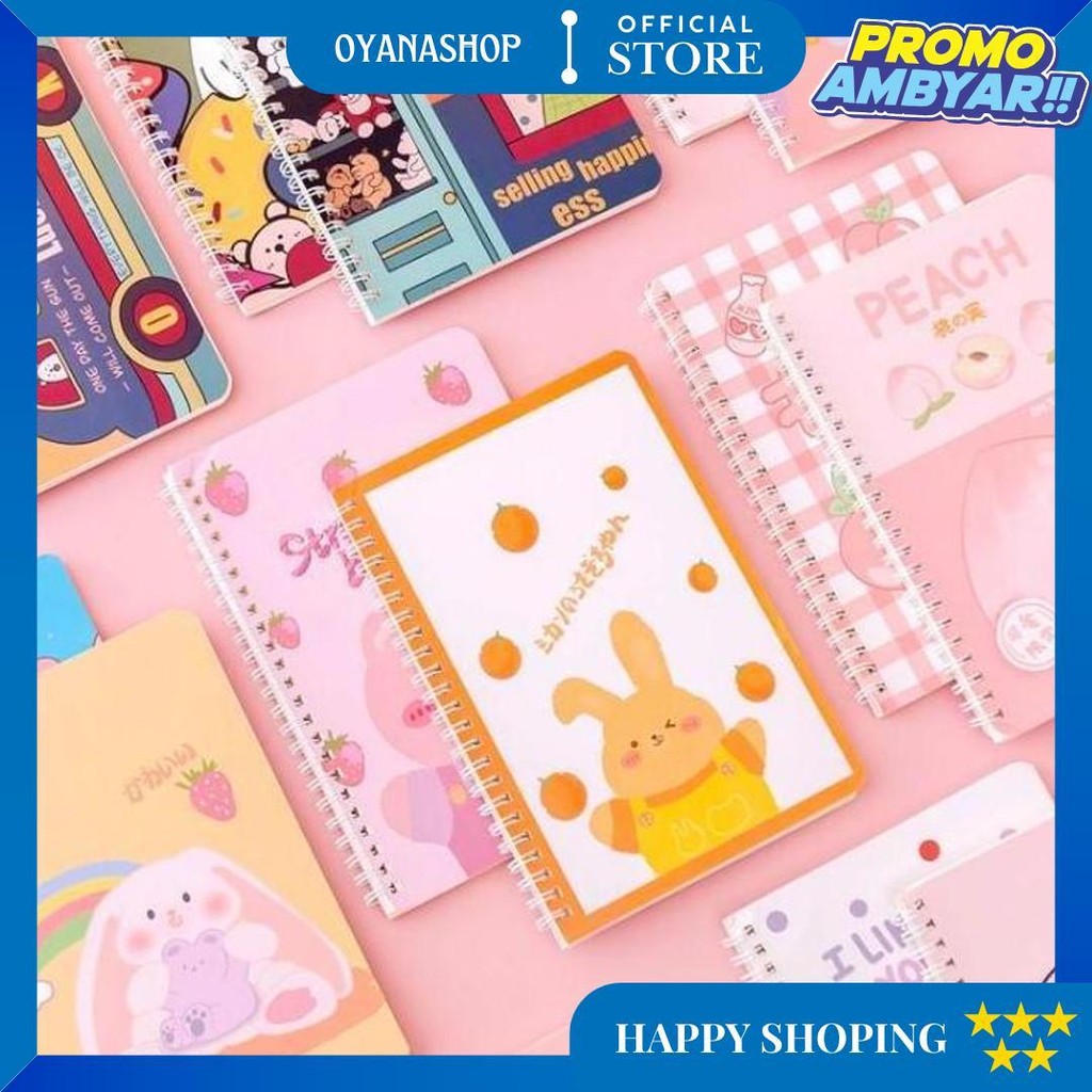 

Korea Diary Book Motif Karakter A5 Size / Catatan Harian Kecil Notebook Ukuran A5 Berbagai Motif Karakter Buku Catatan Sekolah Kuliah Aesthetic D Promo Puncak