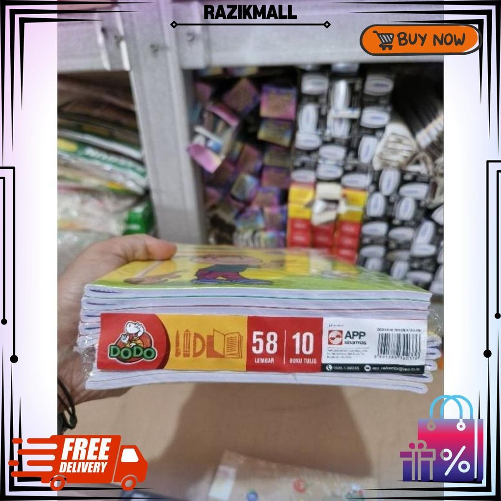 

Buku Tulis Dodo 58 1Pak(10Buku) D Best Seller