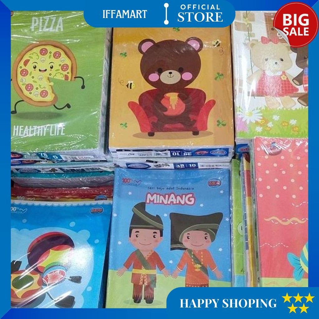 

(Pak) Buku Tulis Sidu 38/ Buku Tulis Sinar Dunia 38 Lembar 10 Pcs/ Buku Tulis Murah D Cod