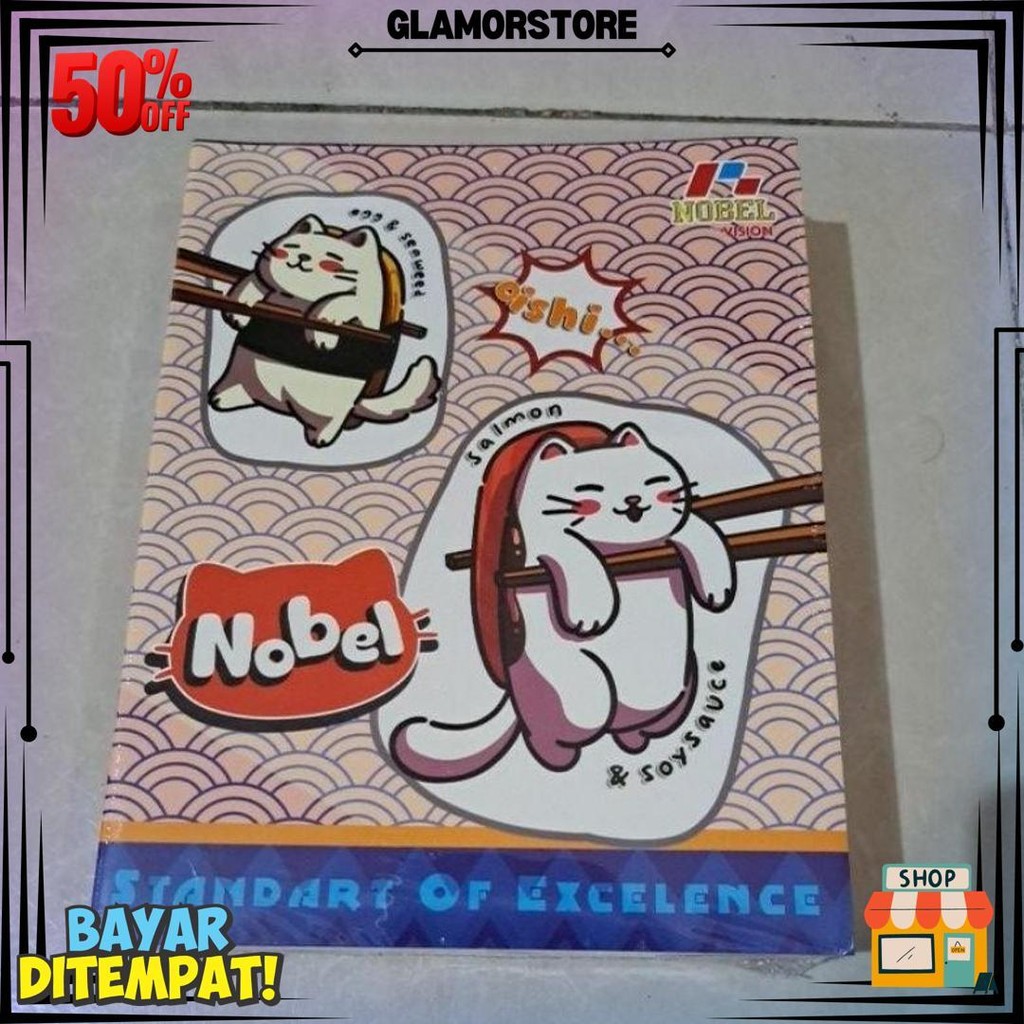 

(Per Pak) Buku Tulis Isi 38 10 Buku Nobel By Vision D Promo Puncak