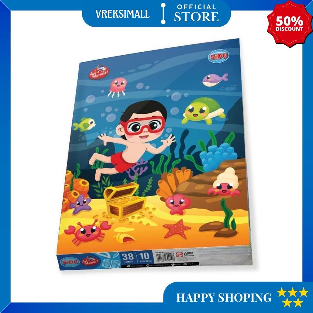 

Buku Tulis Sidu - 38 Lembar ( Pack ) D Sale