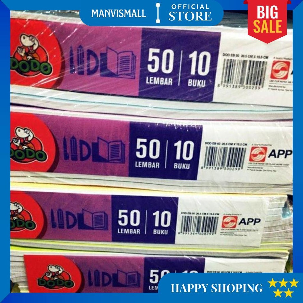 

Buku Tulis Dodo Isi 50 Lembar 1Pack D Best Seller