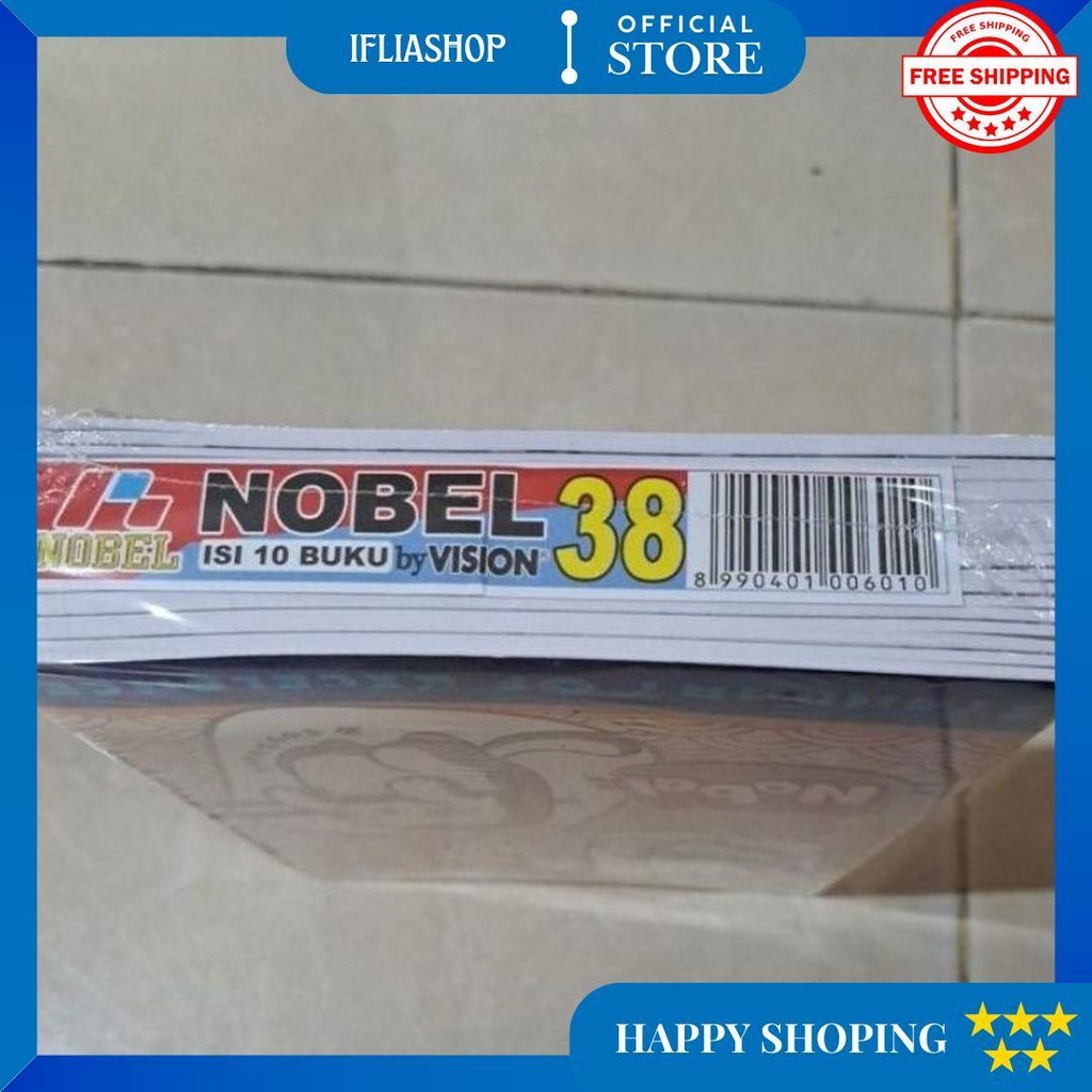 

(Per Pak) Buku Tulis Isi 38 10 Buku Nobel By Vision D Terlaris