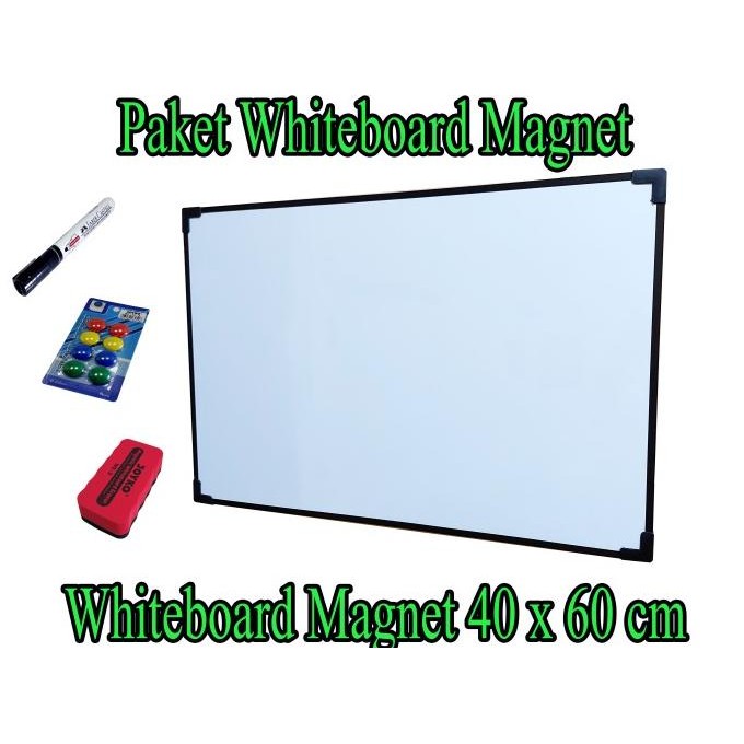 

Papan Tulis 40 x 60 cm Whiteboard Magnet dan Non Magnet