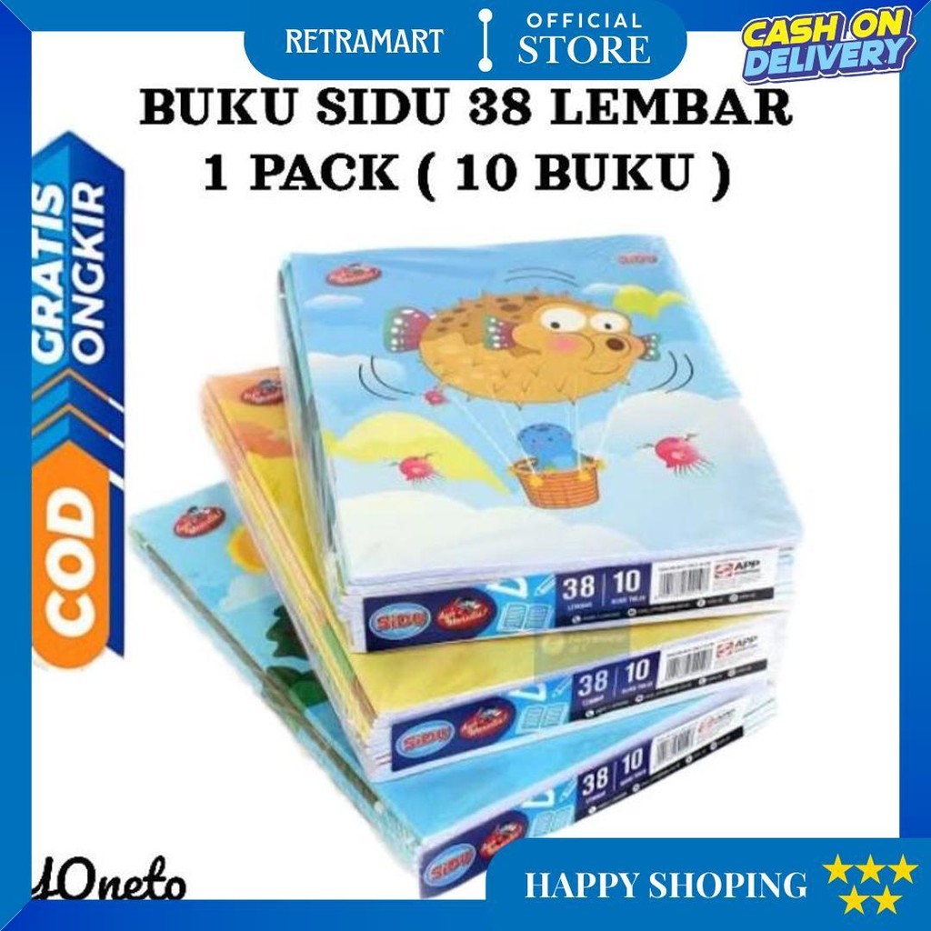 

Buku Tulis Sidu 38 (1Pack 10 Buku) D Termurah