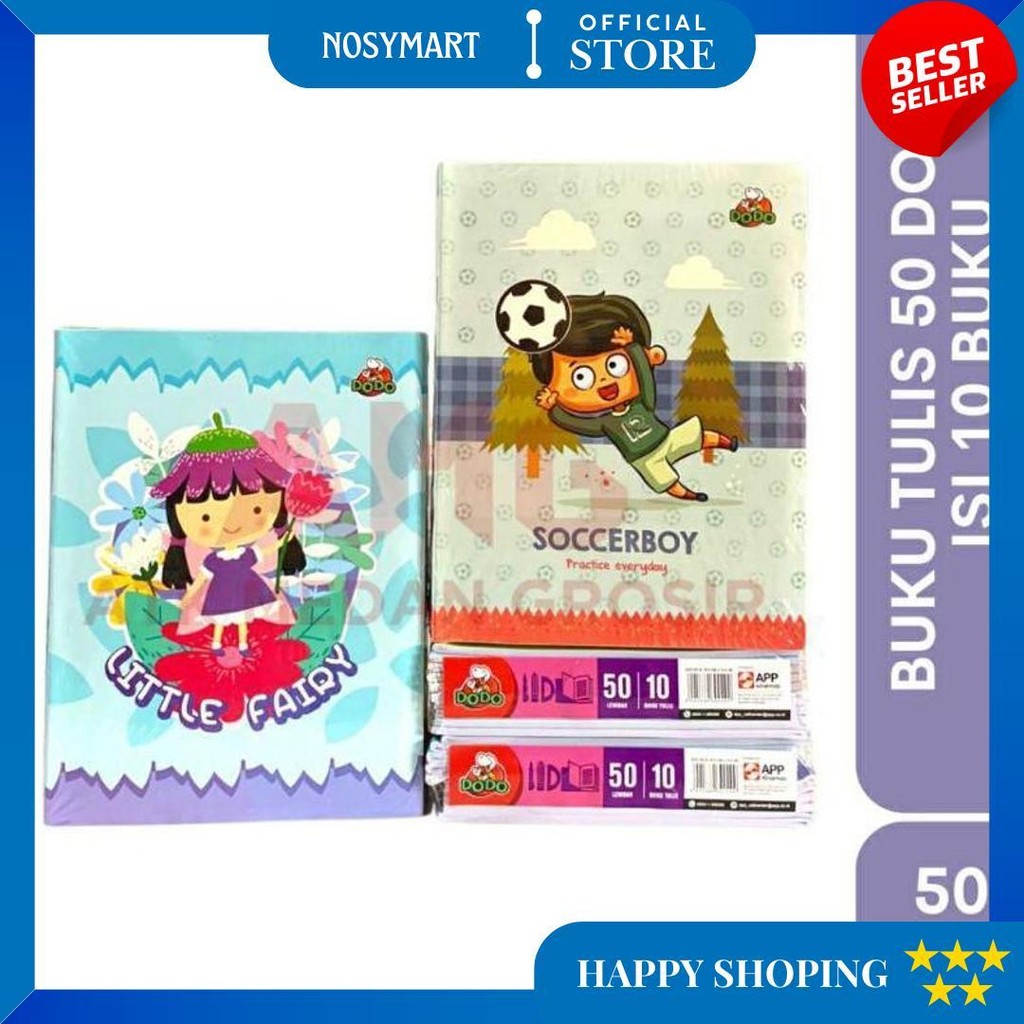 

Buku Tulis Dodo Isi 50 Lembar 1Pack D Cod