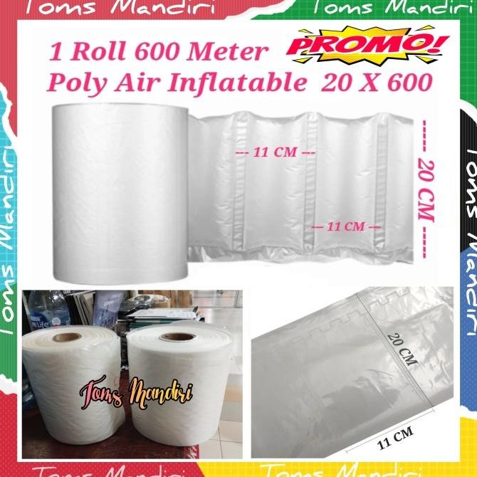 

tersedia poly air inflatable bubble wrap cushion bantal 20cm x 600 meter