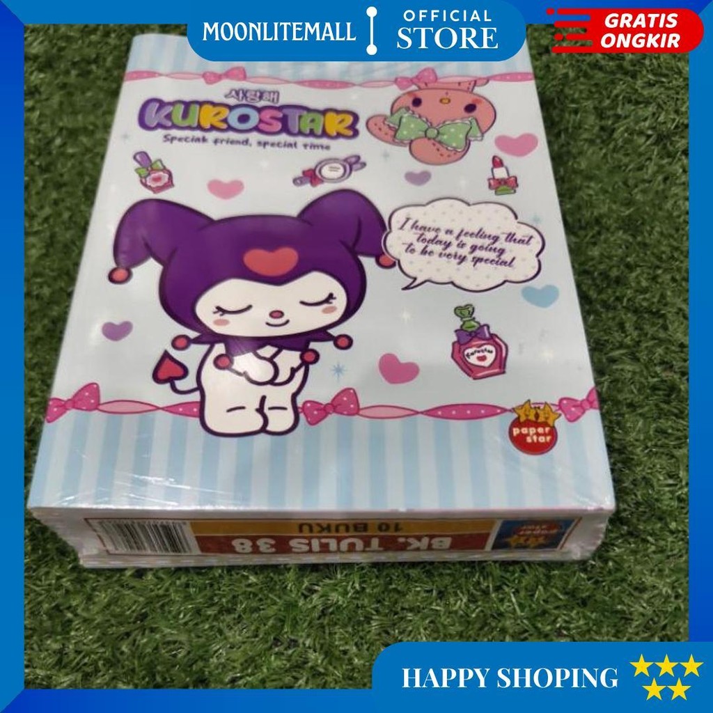 

Buku Tulis Kuromi / Labulabu Isi 38 Lembar D Sale