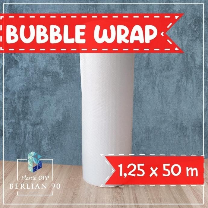 

tersedia bubble wrap bening 50m x 125cm bubblewrap tebal bandung