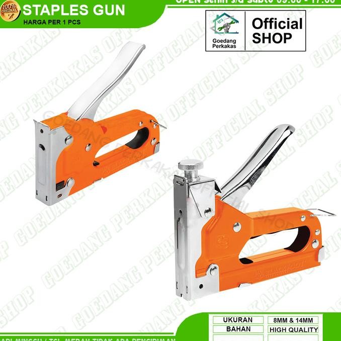

staples gun blackfoot steples tembak jok motor 8mm 14mm orange
