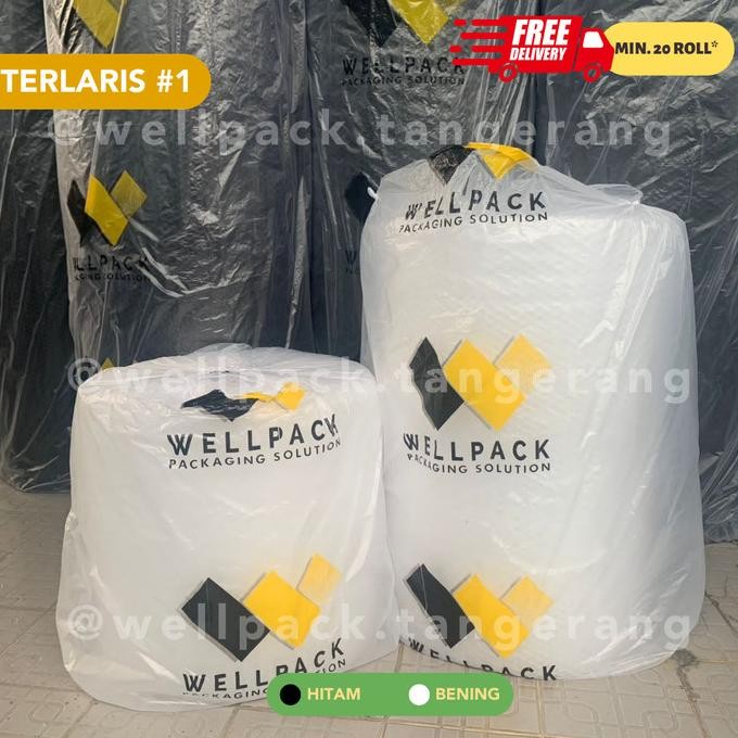 

tersedia bubble wrap roll 40cm x 50meter bening - premium