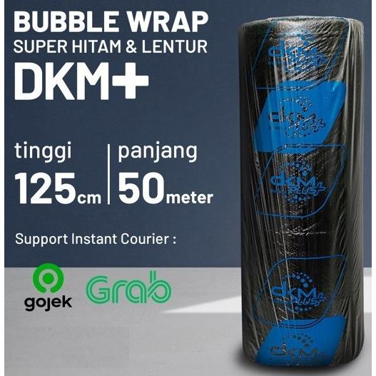 

tersedia plastik bubble; buble;babel hitam wrap 125cm x 50m - hitam premium