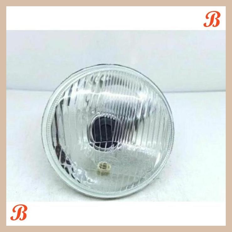 [HLM] REFLEKTOR 5"/ LAMPU DEPAN/ HEAD LAMP H4 COLT T120/ FE/ 100PS/ HIACE/ MOTOR CB MERK AUTOPAL/ DE