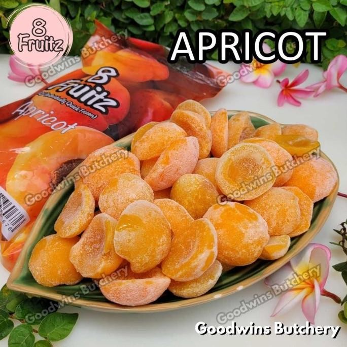 

Diskon! APRICOT 8 FRUITZ imported frozen buah aprikot beku IQF 500g