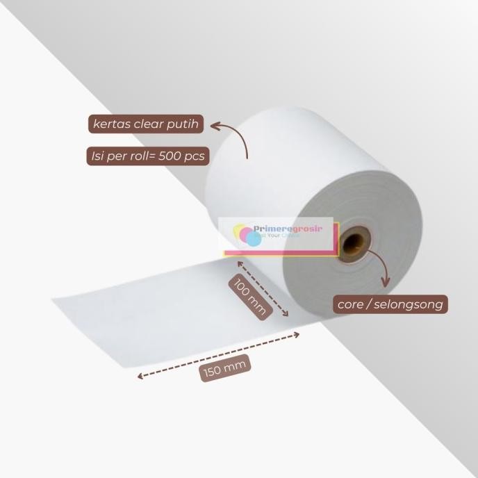 

Kertas Label Thermal 100x150 Isi 500 Murah murah