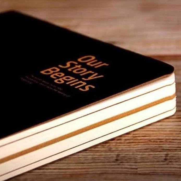

Our Story Begins Sketchbook A6 /A5 murah