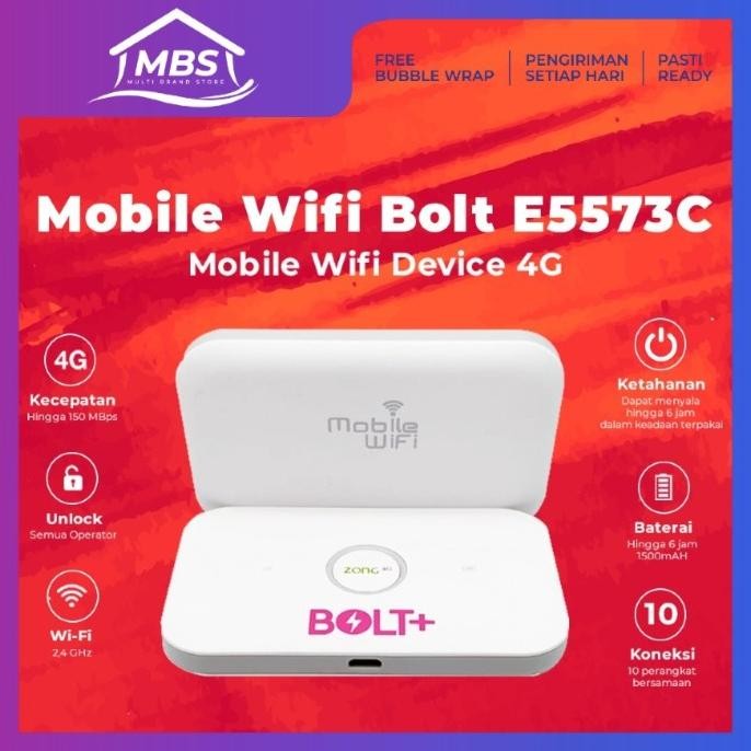 Modem Wifi Mifi E5573C E5573 BOLT+ 4G LTE 150Mbps Unlock All Operator