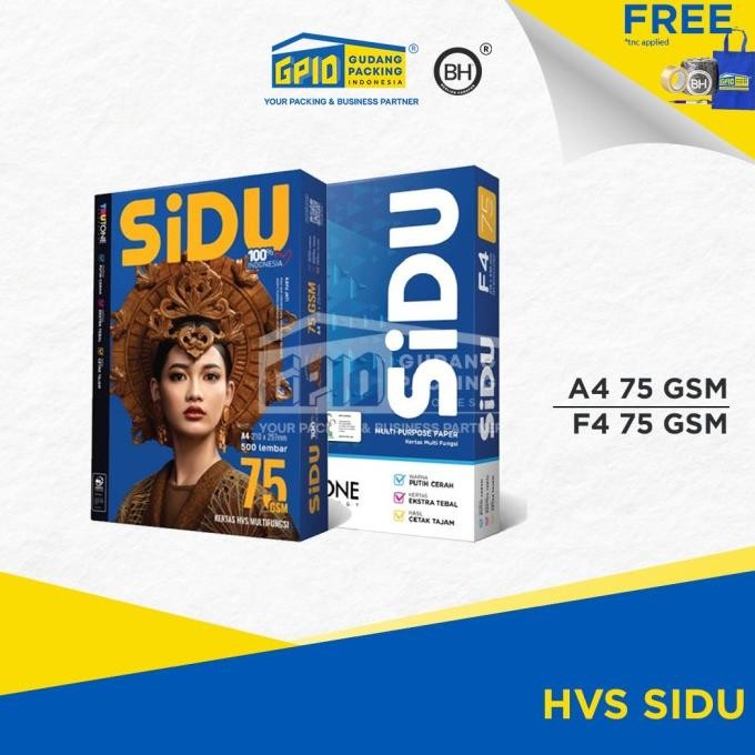 

SiDU - Kertas HVS (A4 / F4) 75 Gsm murah