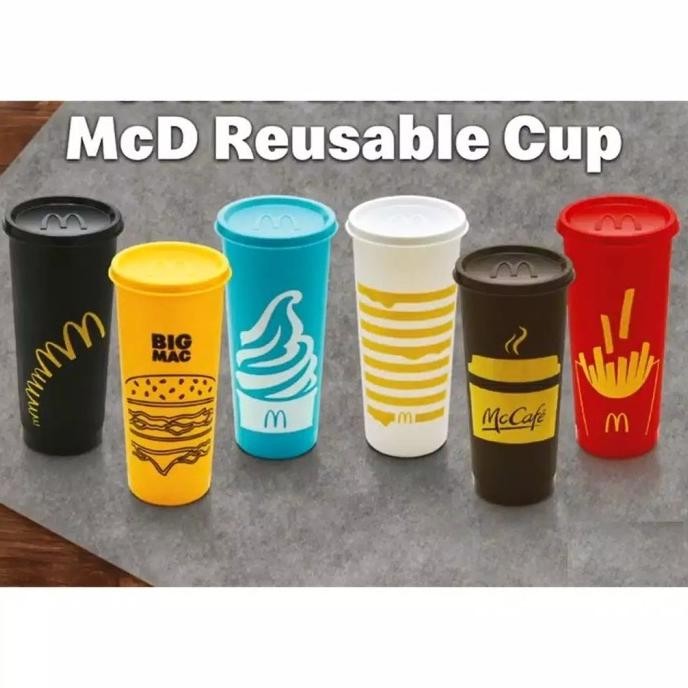 Terlaris Mcd Reusable Cup Tumbler