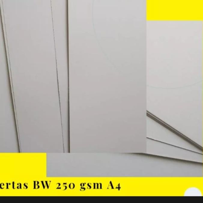 

kertas BW A4 TEBAL 250 GSM isi 50 lembar murah