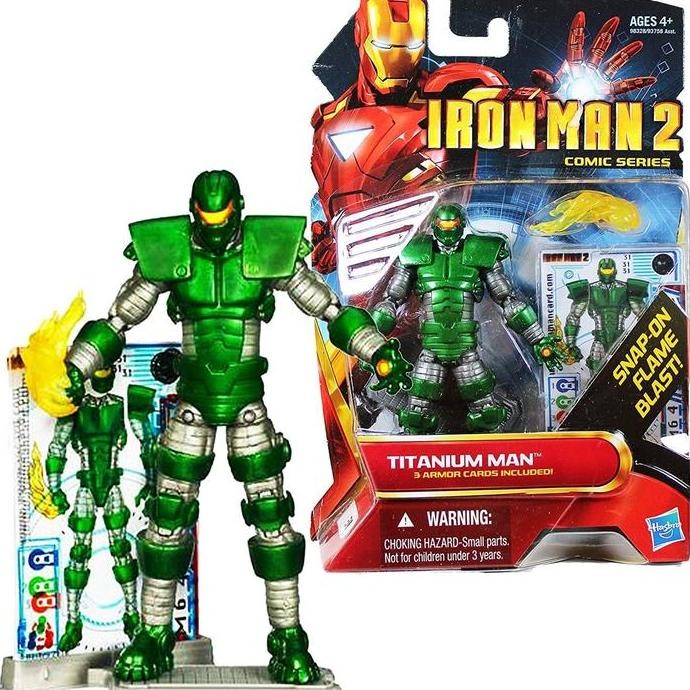 ORI Marvel Iron Man Comic Series 2 Titanium Man 3.75 Inch Hasbro